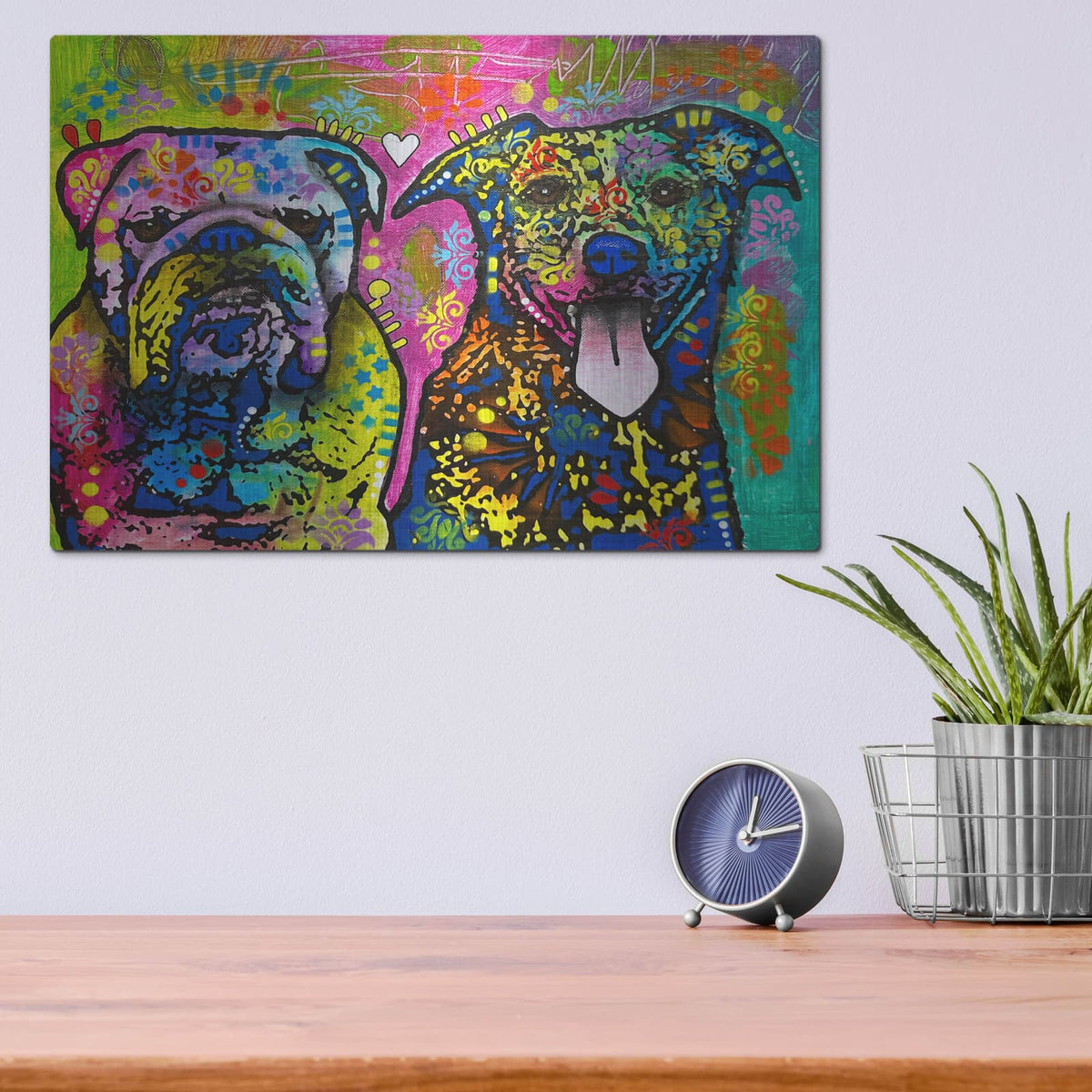'Alliances' by Dean Russo – Metal Wall Art, 16x12 room view