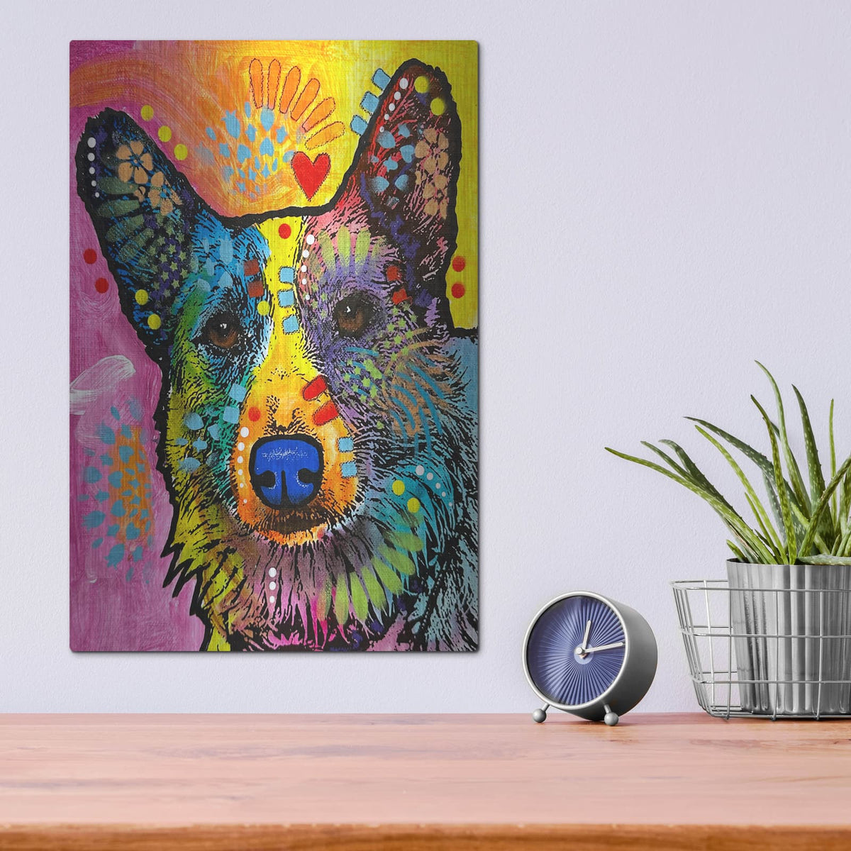 'The Look Of Love 2' by Dean Russo – Metal Wall Art, 12x16 room view