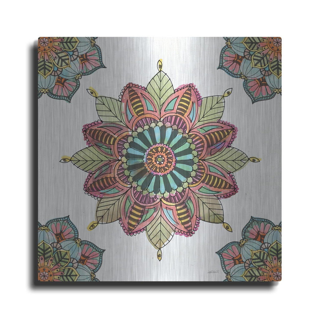 'Mandala Morning VI' by Anne Tavoletti – Metal Wall Art