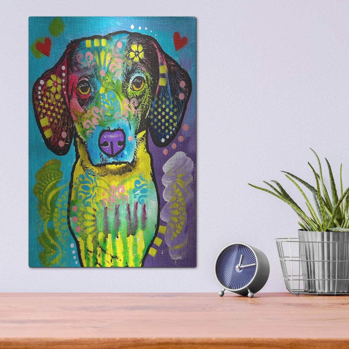 'Love Is Patient' by Dean Russo – Metal Wall Art, 12x16 room view
