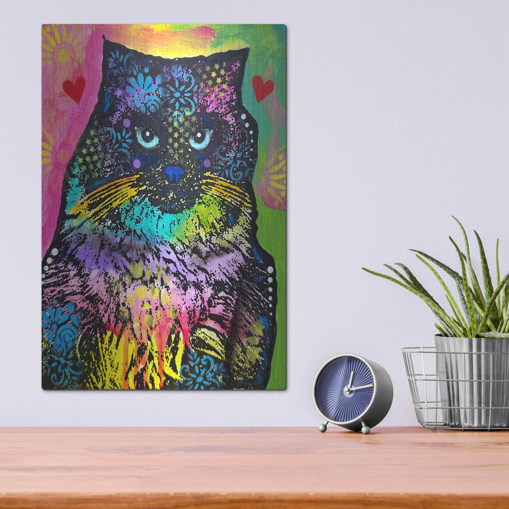 'Princess Blue Eyes' by Dean Russo – Metal Wall Art, 12x16 room view
