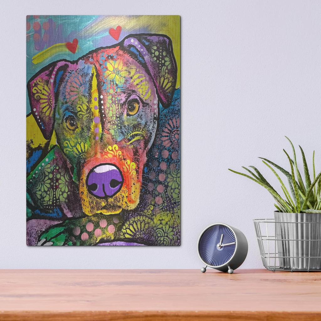 'You Gonna Finish That Sandwich' by Dean Russo – Metal Wall Art, 12x16 room view