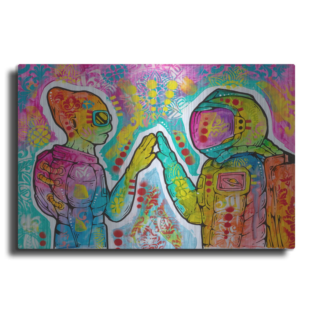 'Alien First Contact' by Dean Russo – Metal Wall Art