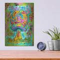 'Alien Smokin Mj On A Shroom' by Dean Russo – Metal Wall Art, 12x16 room view
