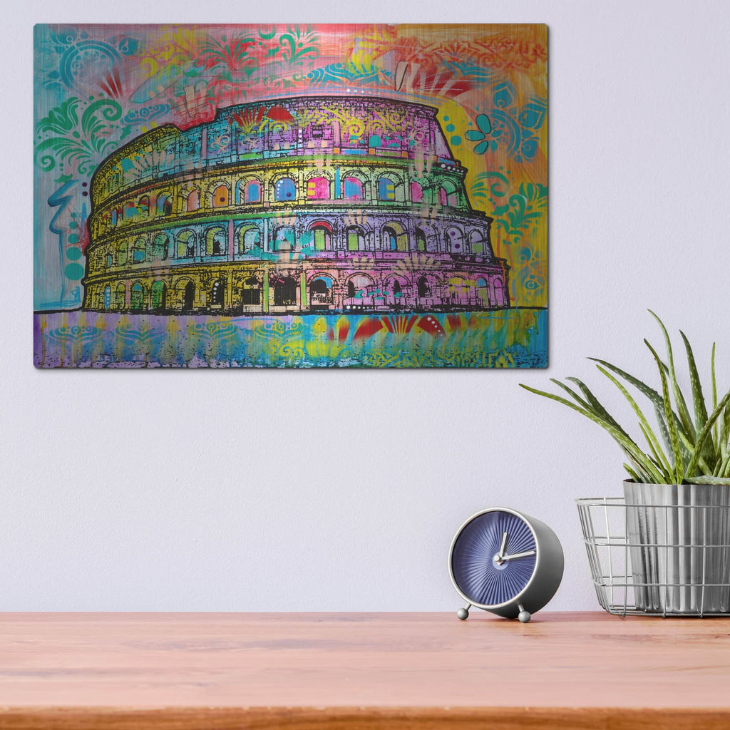 'Colosseum' by Dean Russo – Metal Wall Art, 16x12 room view