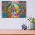 'Ganesh Seated' by Dean Russo – Metal Wall Art, 16x12 room view