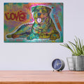 'Love Laying Down' by Dean Russo – Metal Wall Art, 16x12 room view