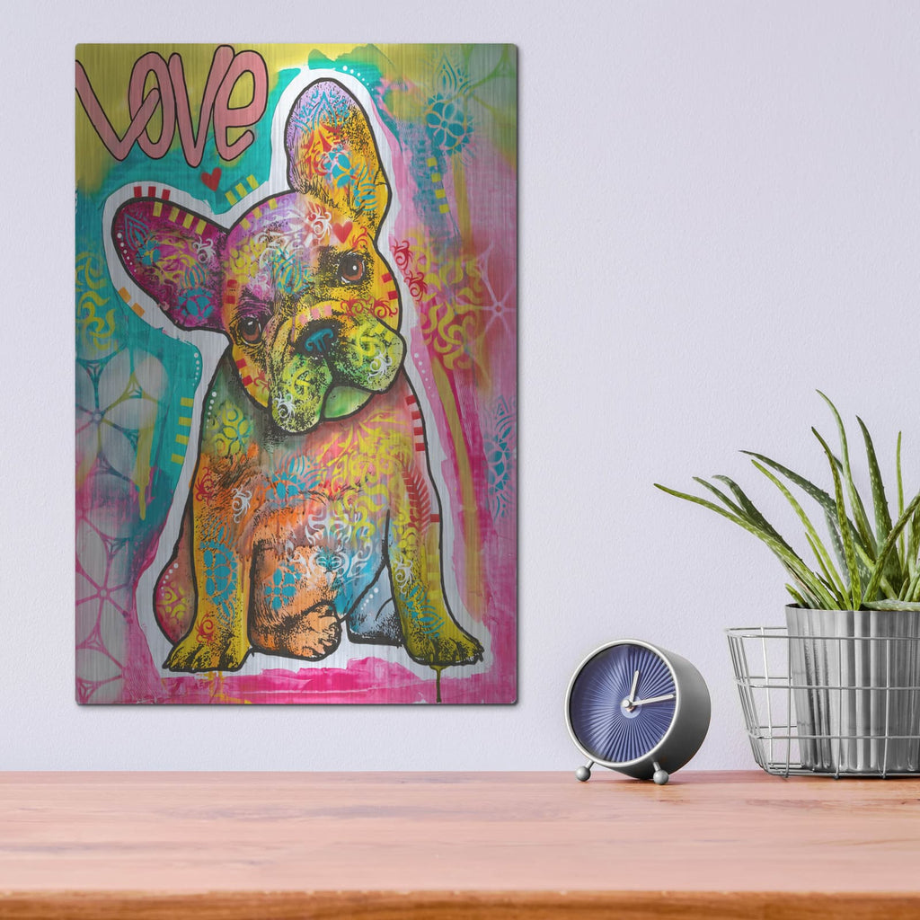 'Love Puppy - Ears' by Dean Russo – Metal Wall Art, 12x16 room view