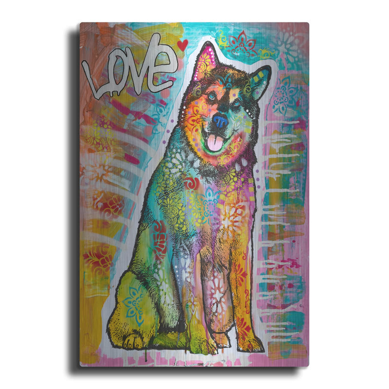 'Love Puppy - Old Blue Eyes' by Dean Russo – Metal Wall Art