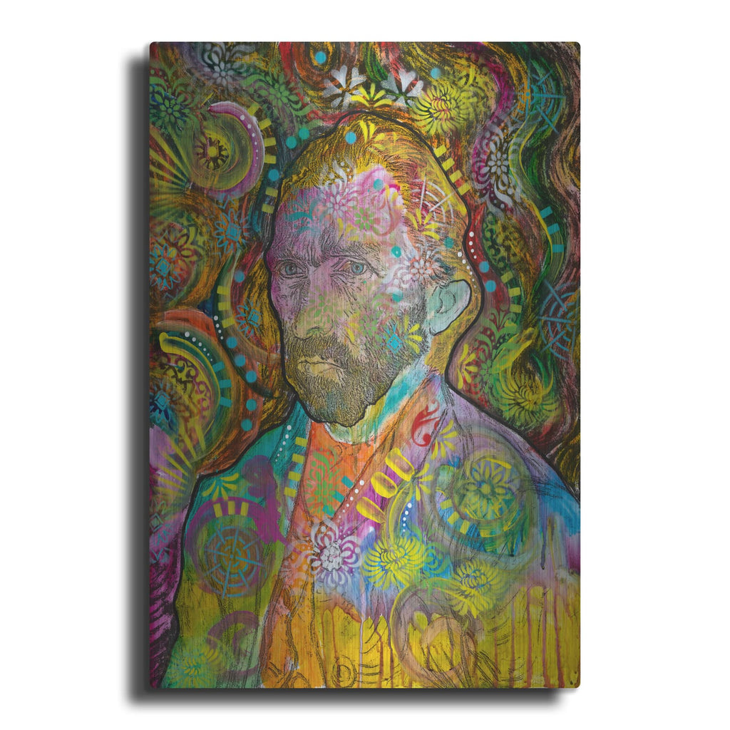 'Van Gogh Portrait' by Dean Russo – Metal Wall Art
