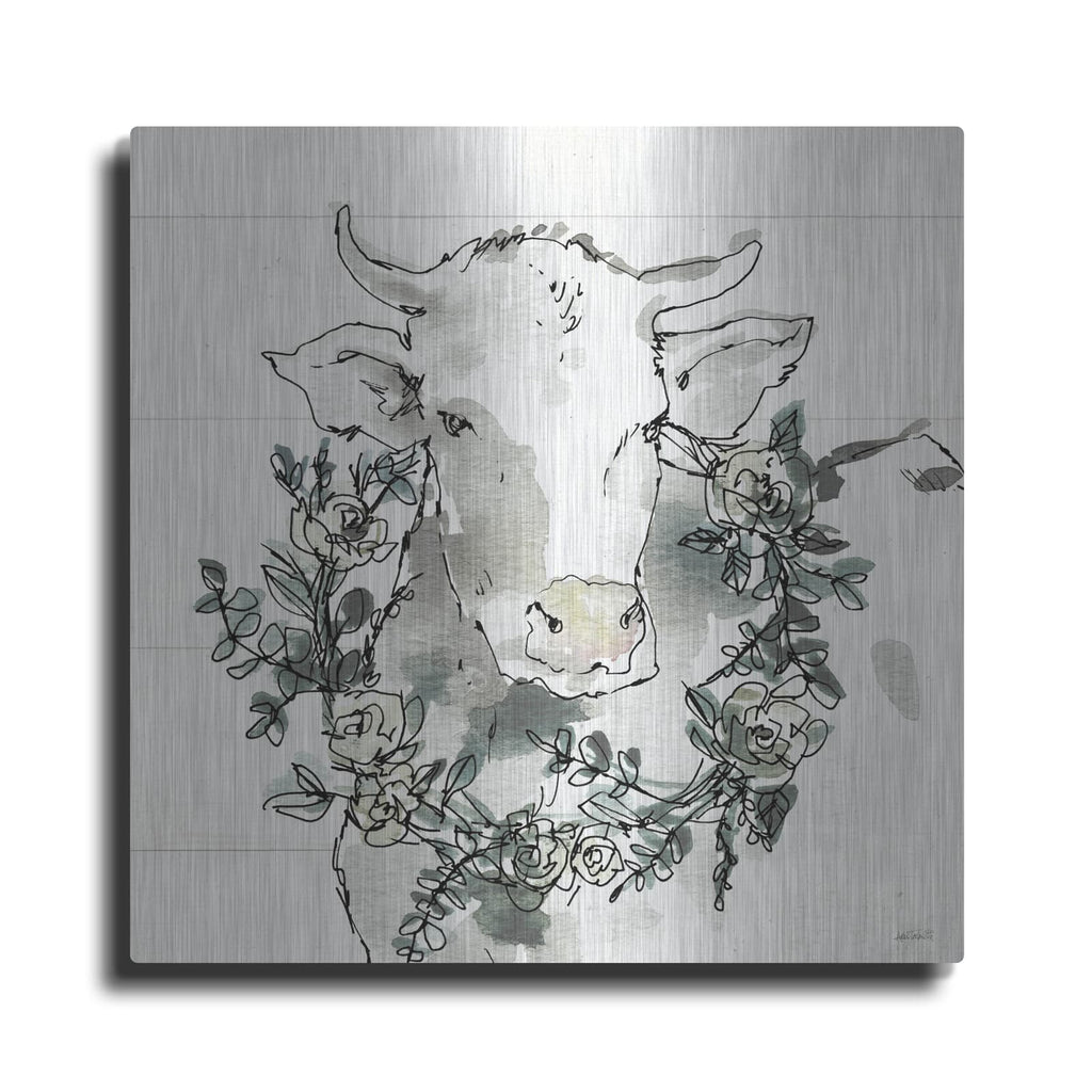 'Modern Farmhouse XII' by Anne Tavoletti – Metal Wall Art