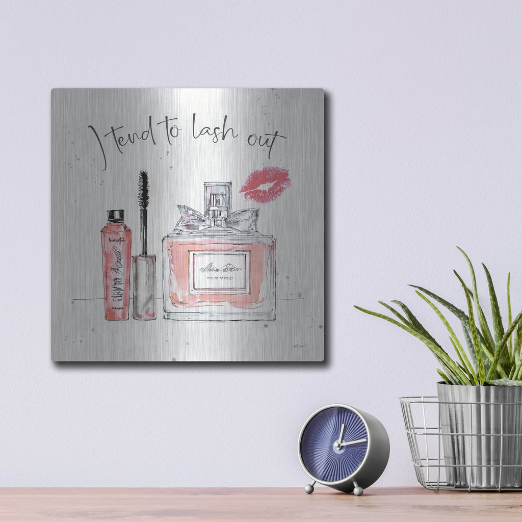 'Chic Accents V' by Anne Tavoletti – Metal Wall Art, 12x12 room view