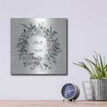'Modern Farmhouse VII Stay Cozy' by Anne Tavoletti – Metal Wall Art, 12x12 room view