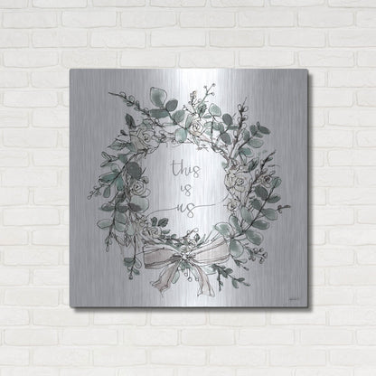Luxe Metal Art 'Modern Farmhouse VII' by Anne Tavoletti, Metal Wall Art,36x36