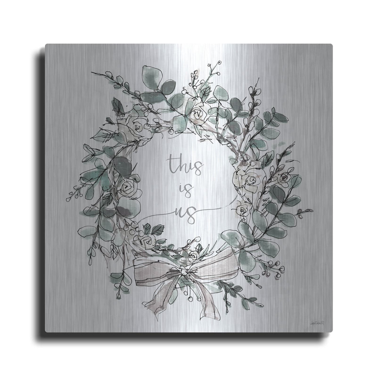 'Modern Farmhouse VII' by Anne Tavoletti – Metal Wall Art