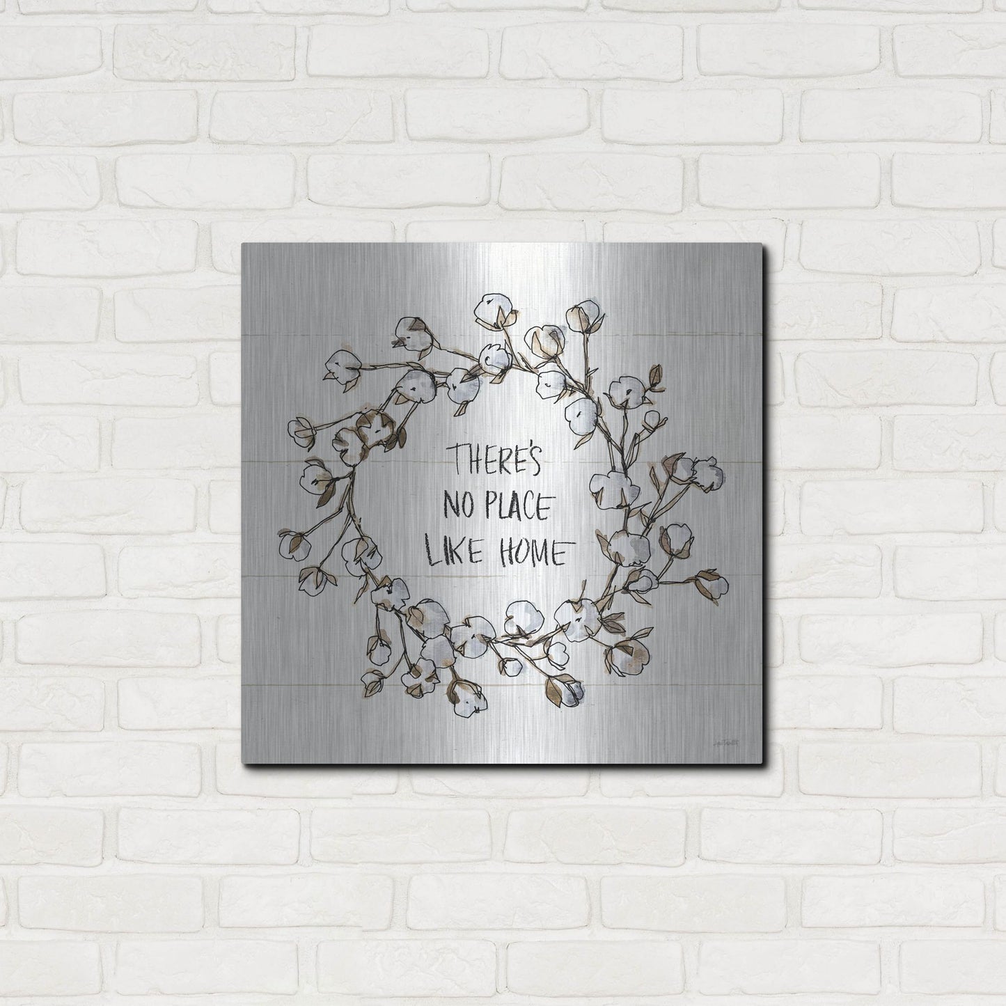 Luxe Metal Art 'Country Life VI' by Anne Tavoletti, Metal Wall Art,24x24