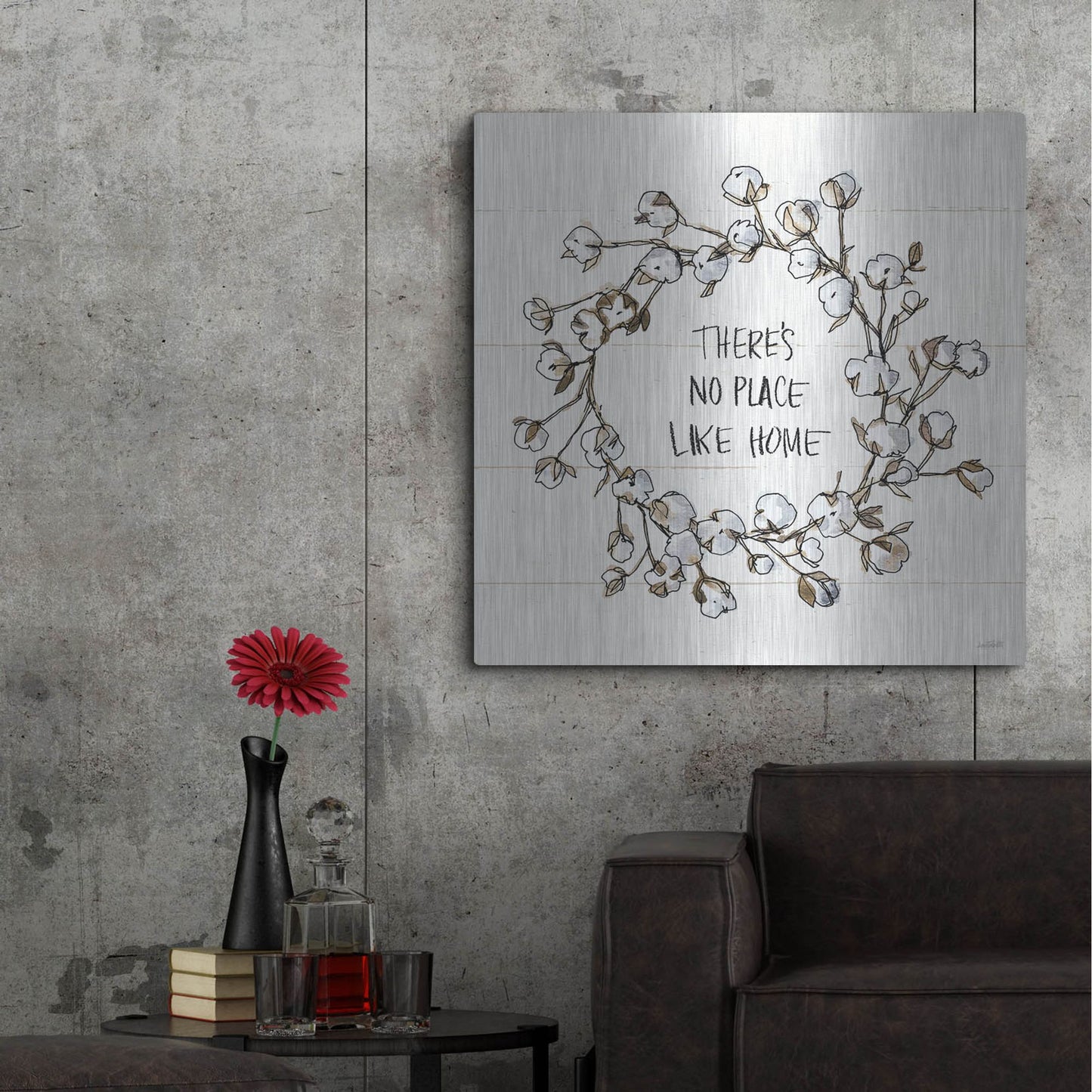 Luxe Metal Art 'Country Life VI' by Anne Tavoletti, Metal Wall Art,36x36