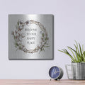'Country Life VII Welcome' by Anne Tavoletti – Metal Wall Art, 12x12 room view