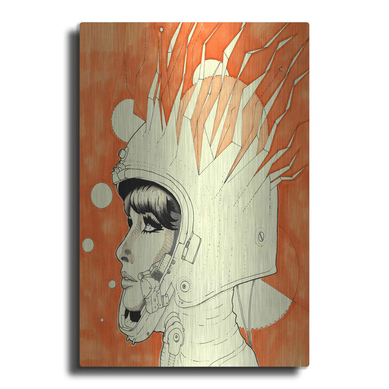 'Space Queen Fire' by Craig Snodgrass – Metal Wall Art