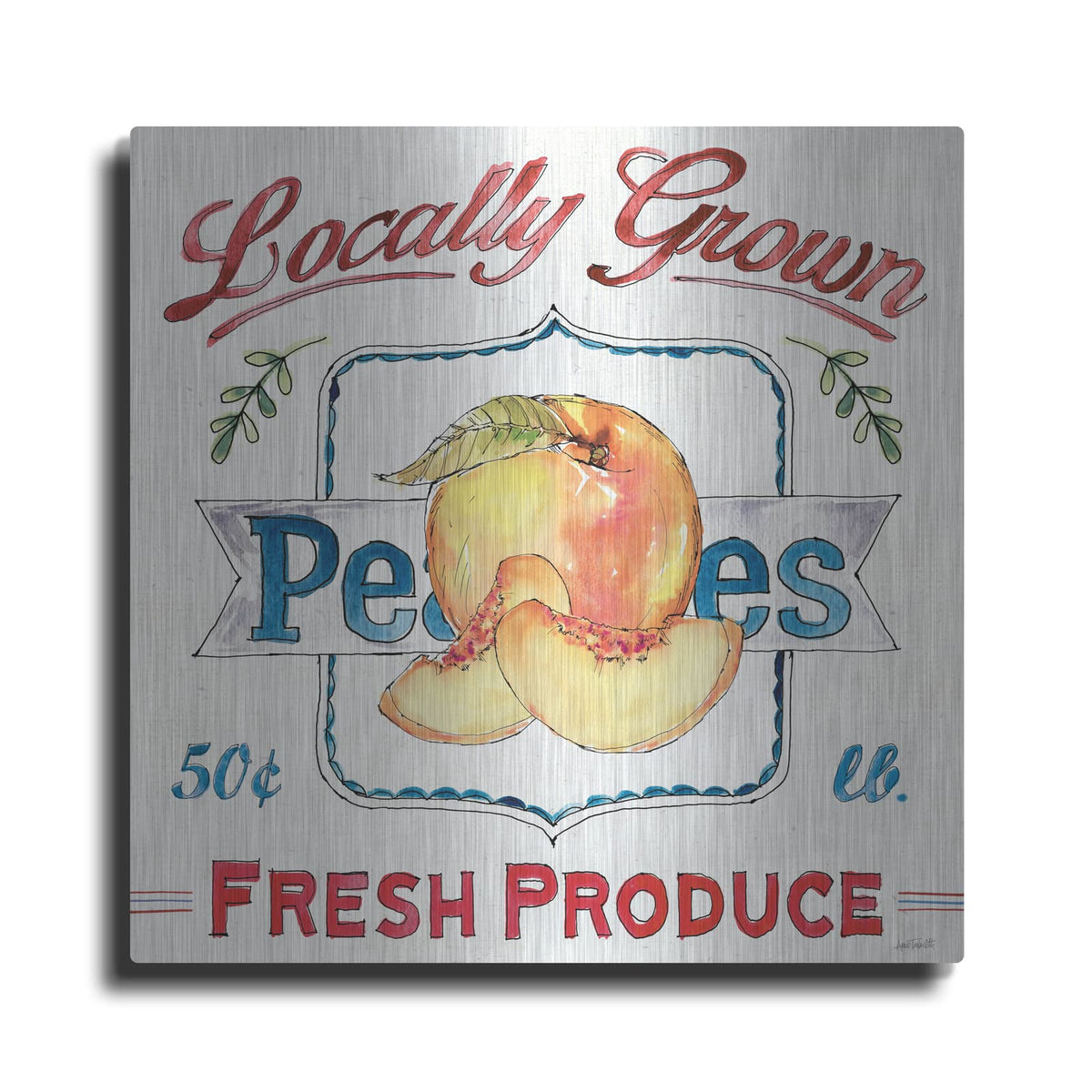 'Fruit Stand III' by Anne Tavoletti – Metal Wall Art