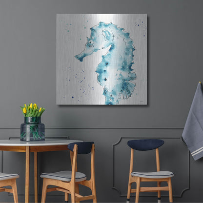 Luxe Metal Art 'Deep Sea XI' by Anne Tavoletti, Metal Wall Art,36x36