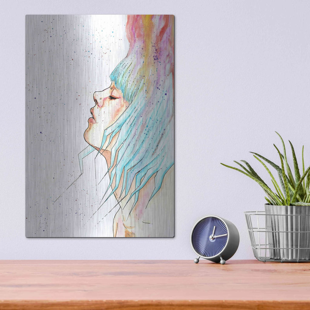 'Space Queen Rebirth' by Craig Snodgrass – Metal Wall Art, 12x16 room view