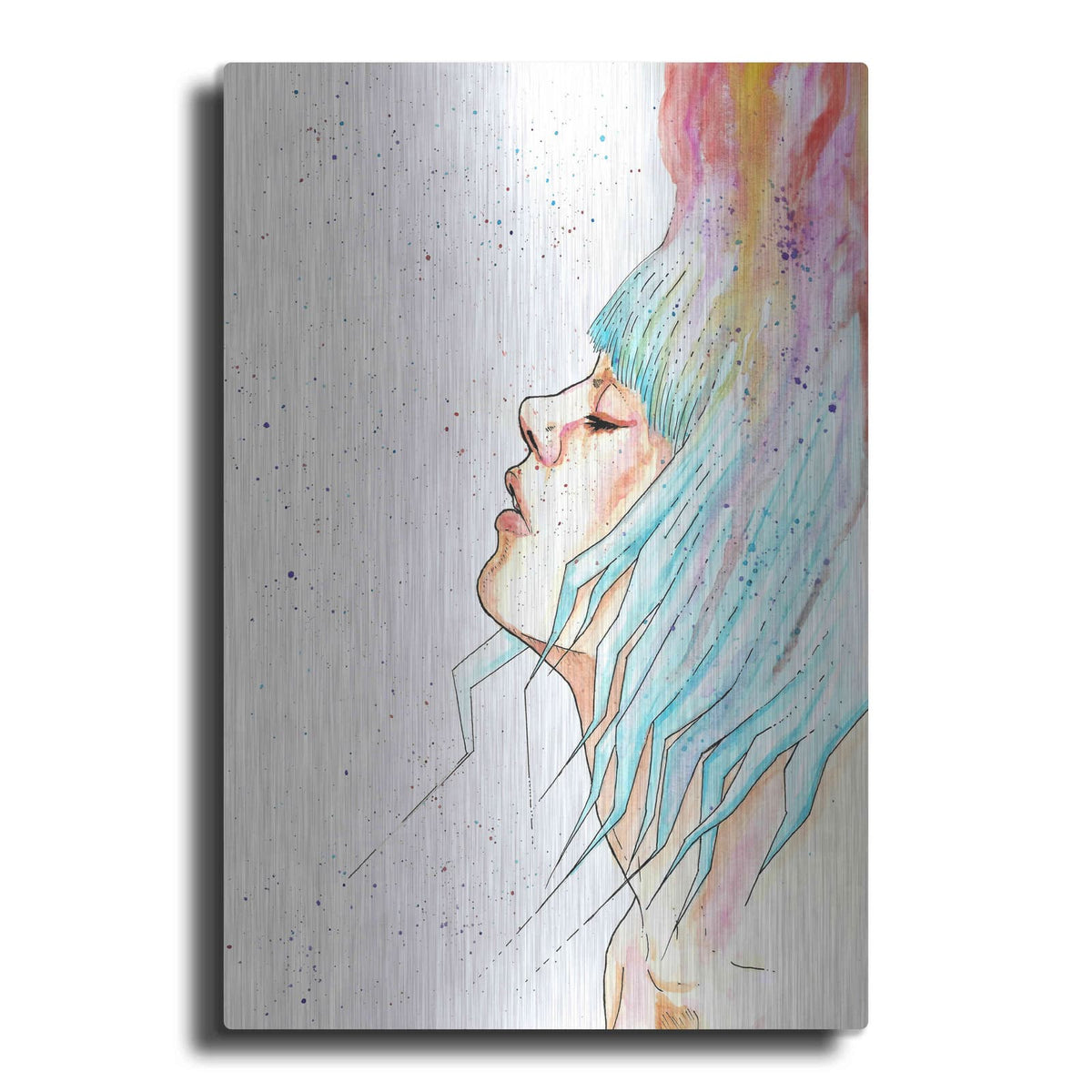 'Space Queen Rebirth' by Craig Snodgrass – Metal Wall Art