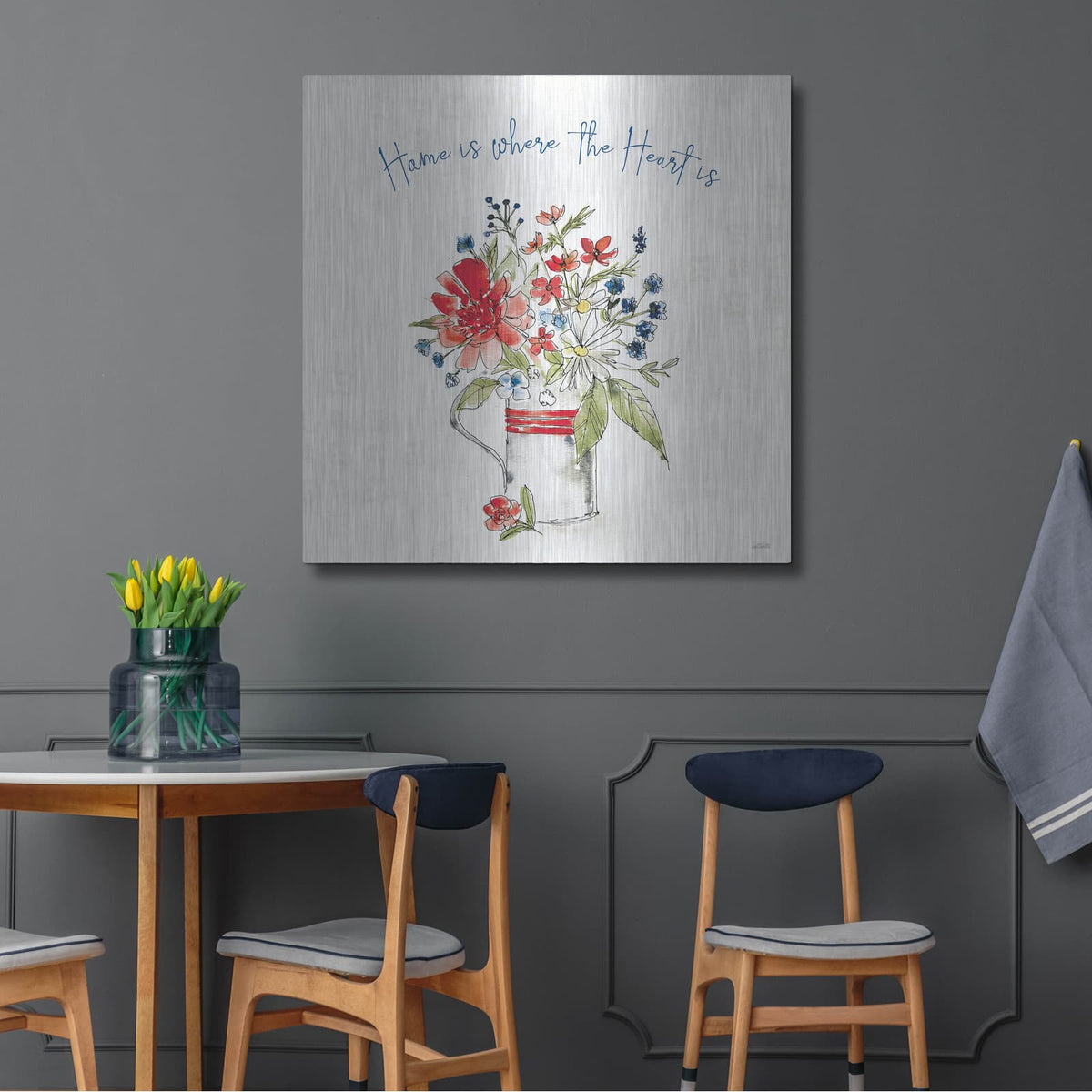 'Americana Mood II' by Anne Tavoletti – Metal Wall Art, 36x36 room view