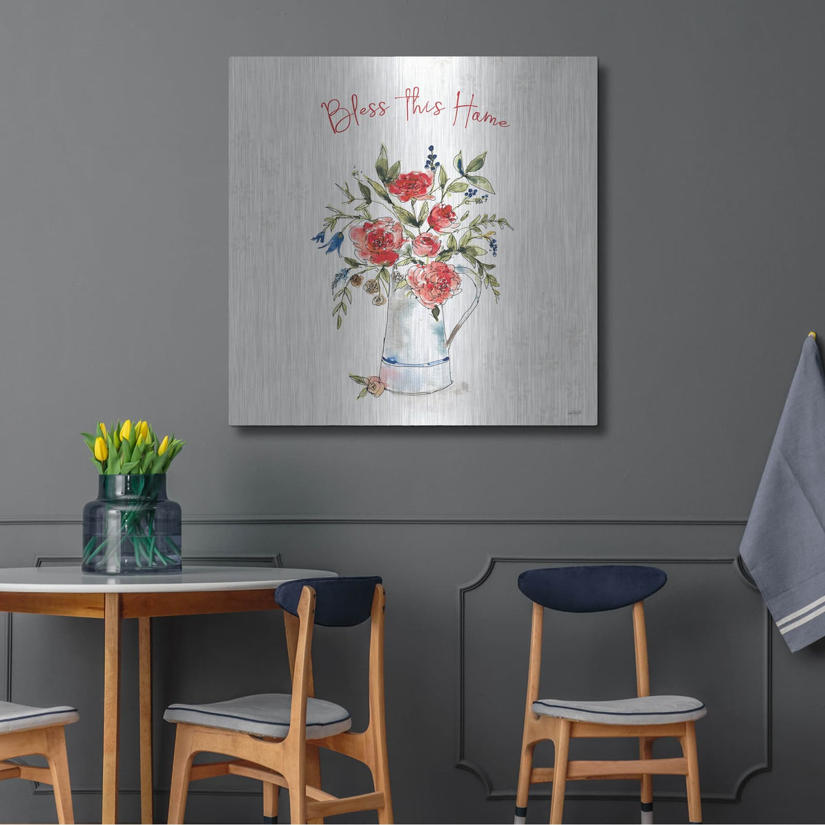'Americana Mood IV' by Anne Tavoletti – Metal Wall Art, 36x36 room view