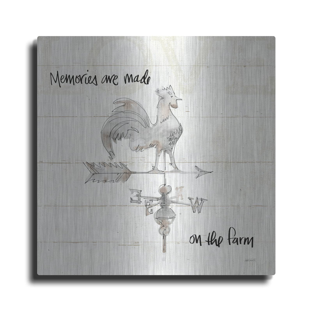 'Farm Memories V' by Anne Tavoletti – Metal Wall Art