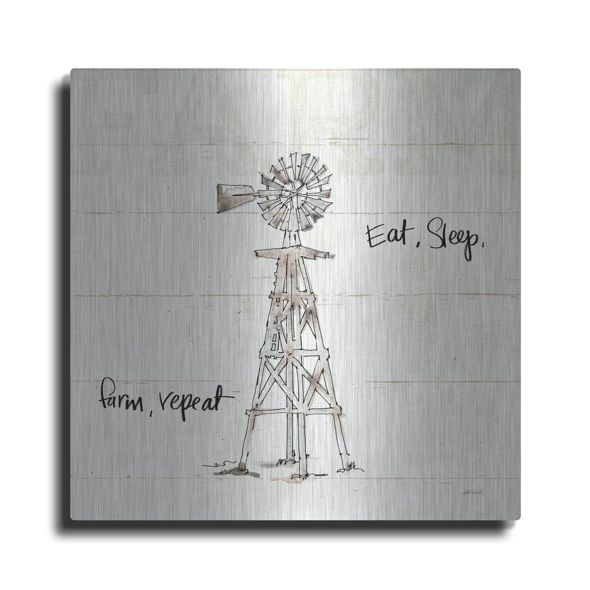 'Farm Memories VI' by Anne Tavoletti – Metal Wall Art