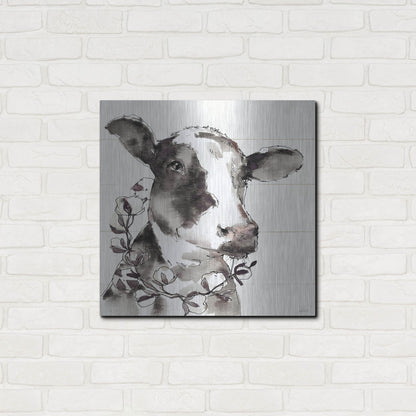 Luxe Metal Art 'Country Life IV' by Anne Tavoletti, Metal Wall Art,24x24