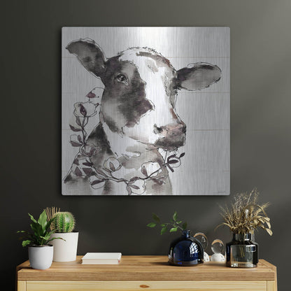 Luxe Metal Art 'Country Life IV' by Anne Tavoletti, Metal Wall Art,24x24