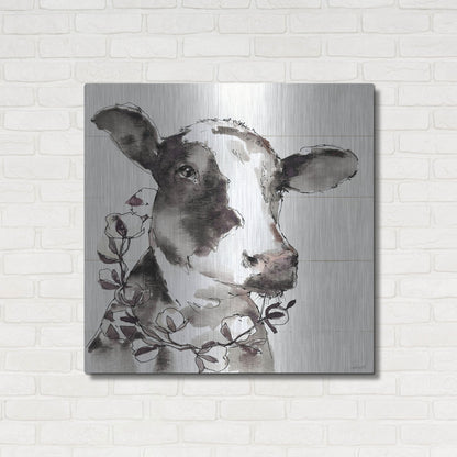 Luxe Metal Art 'Country Life IV' by Anne Tavoletti, Metal Wall Art,36x36