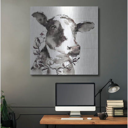 Luxe Metal Art 'Country Life IV' by Anne Tavoletti, Metal Wall Art,36x36