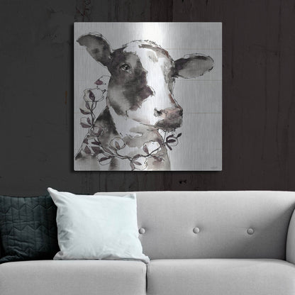 Luxe Metal Art 'Country Life IV' by Anne Tavoletti, Metal Wall Art,36x36