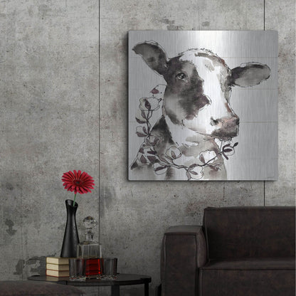 Luxe Metal Art 'Country Life IV' by Anne Tavoletti, Metal Wall Art,36x36