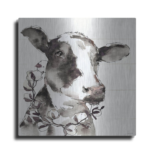 Luxe Metal Art 'Country Life IV' by Anne Tavoletti, Metal Wall Art