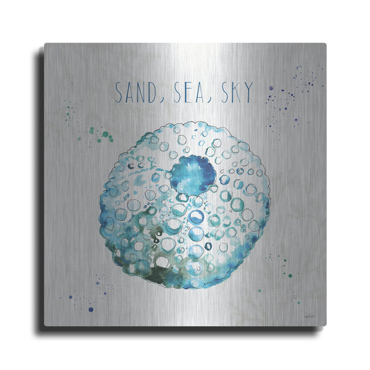 Luxe Metal Art 'Deep Sea VII' by Anne Tavoletti, Metal Wall Art