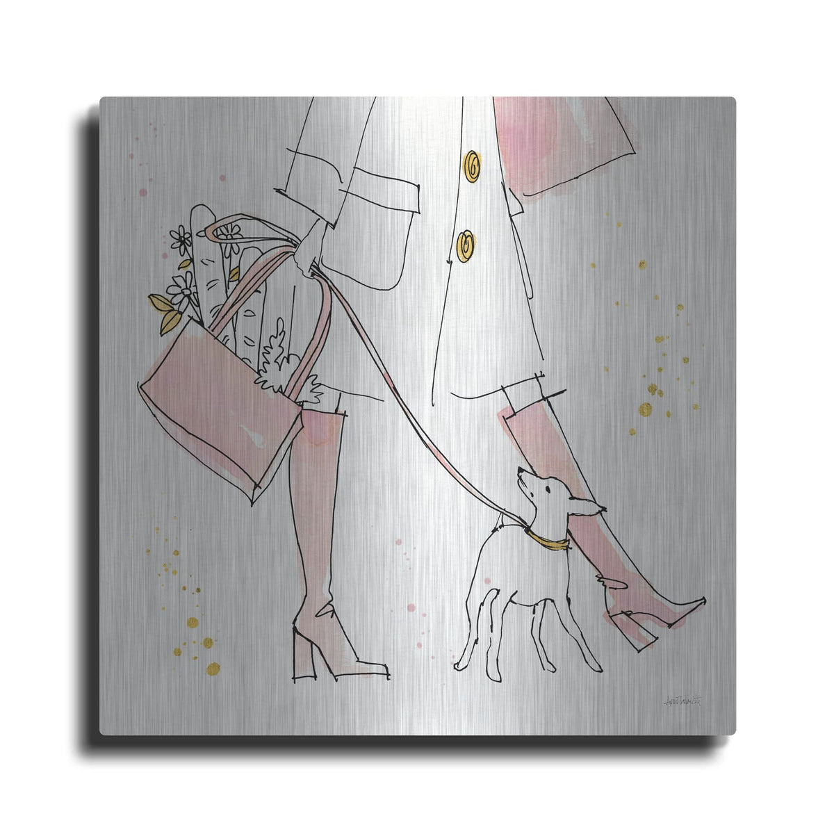 'Fashion Feet I' by Anne Tavoletti – Metal Wall Art