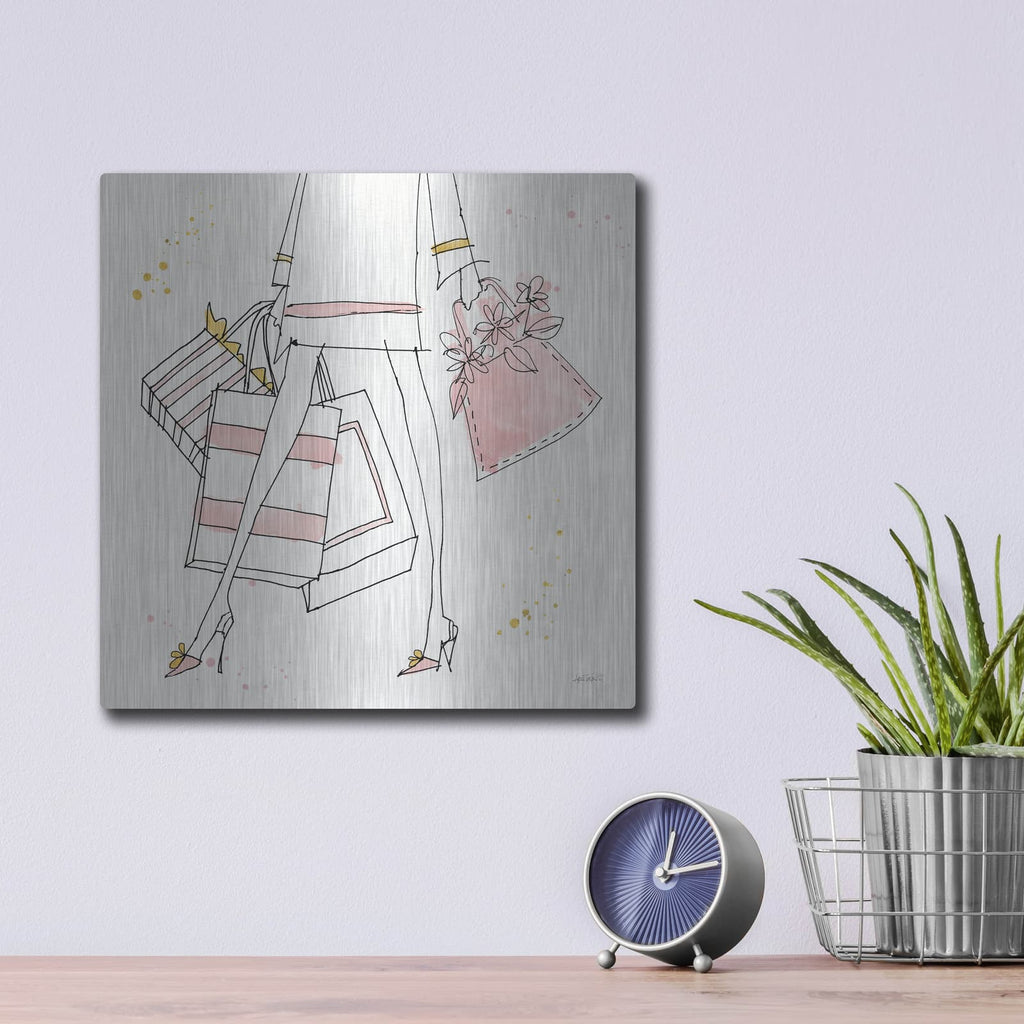 'Fashion Feet II' by Anne Tavoletti – Metal Wall Art, 12x12 room view