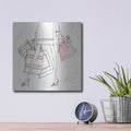 'Fashion Feet II' by Anne Tavoletti – Metal Wall Art, 12x12 room view