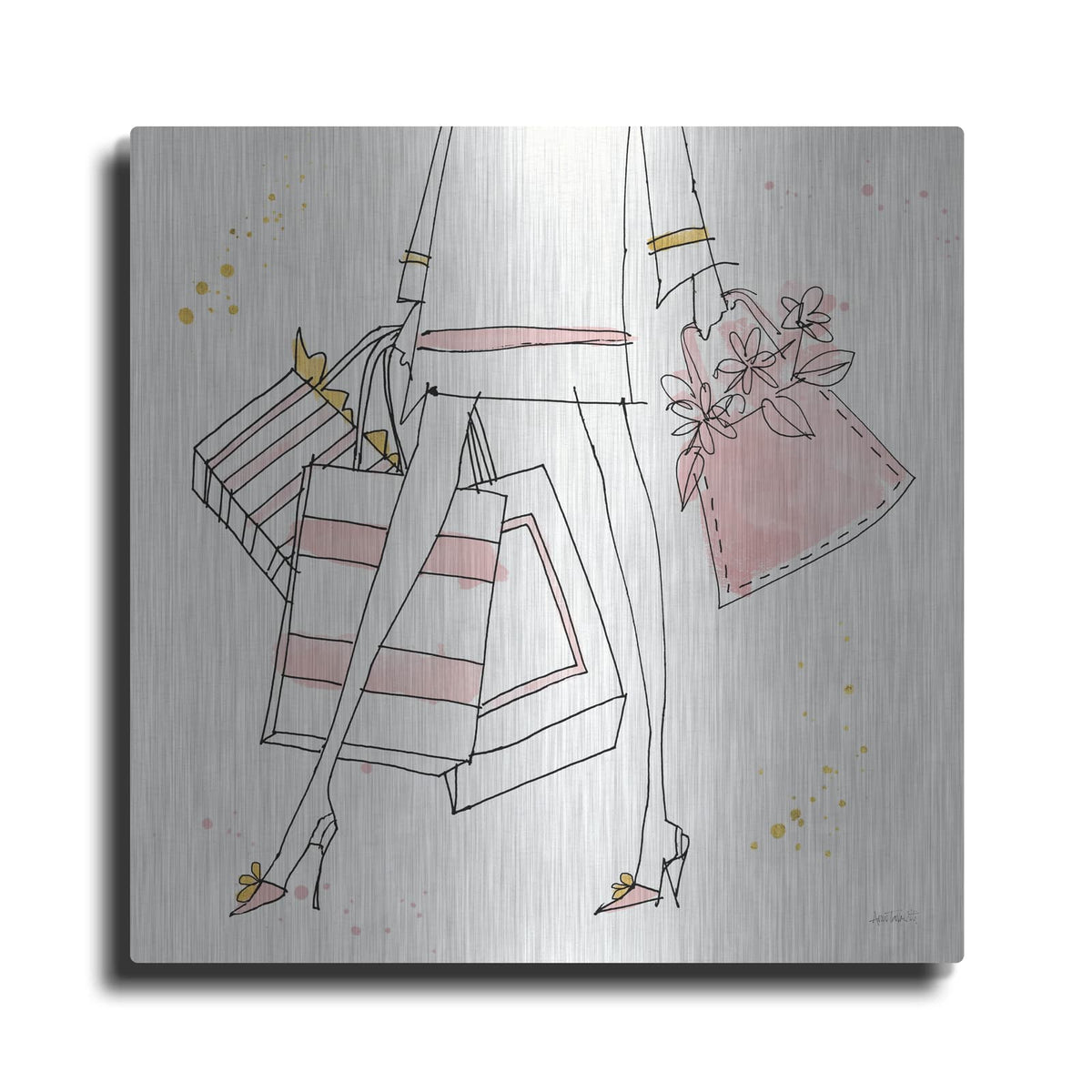 'Fashion Feet II' by Anne Tavoletti – Metal Wall Art