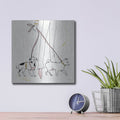 'Fashion Feet III' by Anne Tavoletti – Metal Wall Art, 12x12 room view