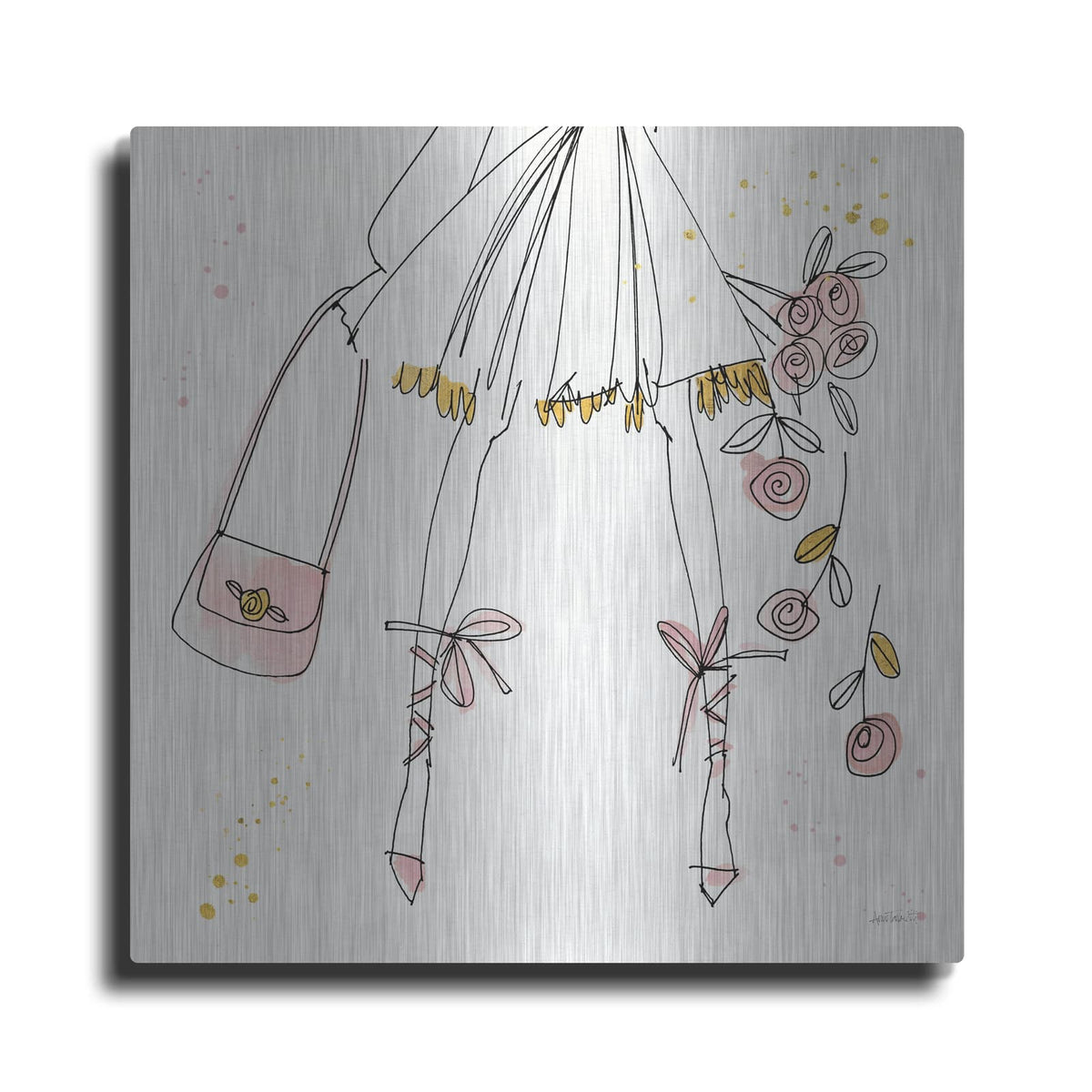 'Fashion Feet IV' by Anne Tavoletti – Metal Wall Art