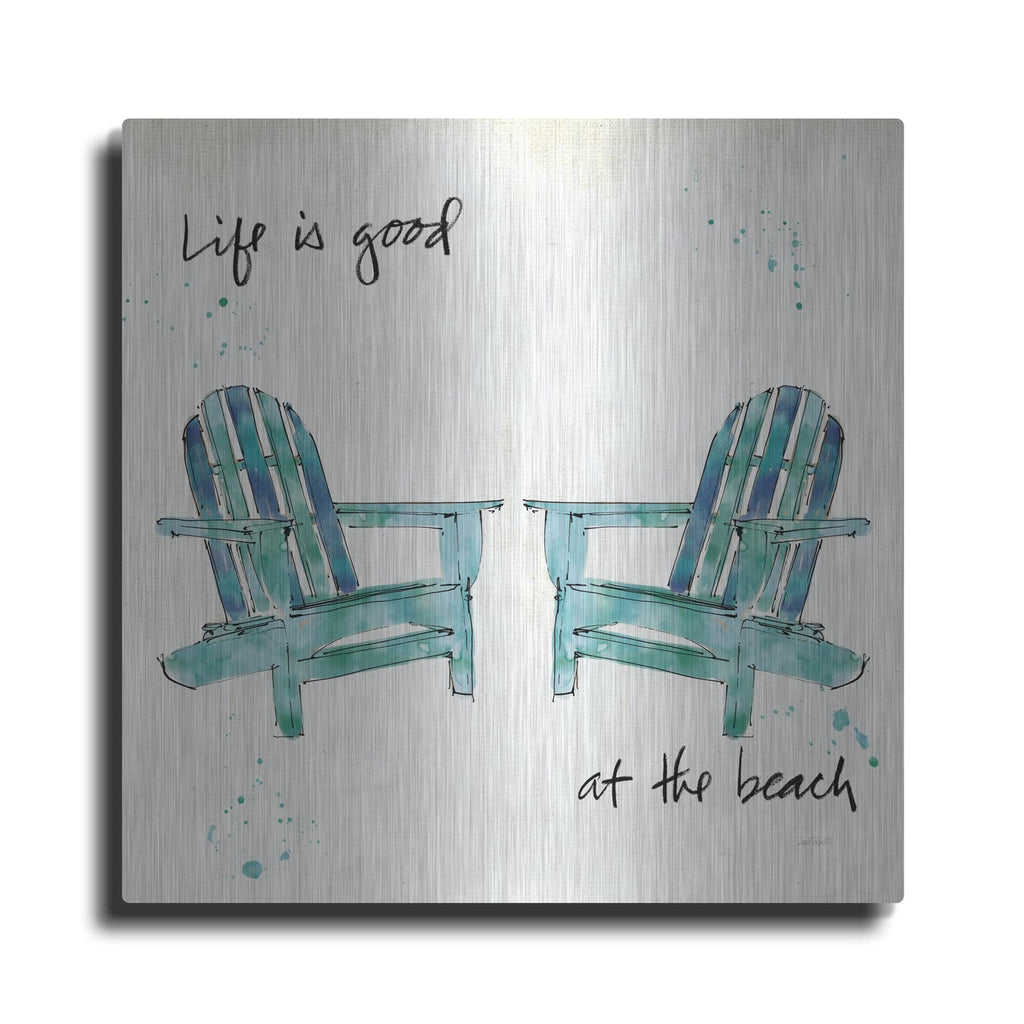 'Beach Divas Salt Water' by Anne Tavoletti – Metal Wall Art