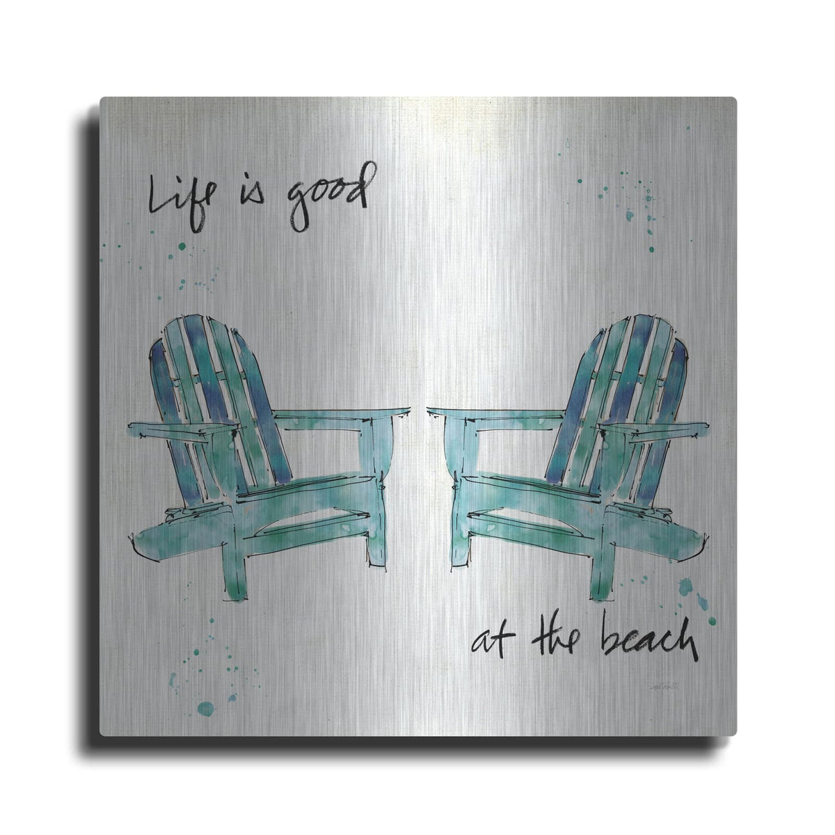 'Beach Divas Salt Water' by Anne Tavoletti – Metal Wall Art