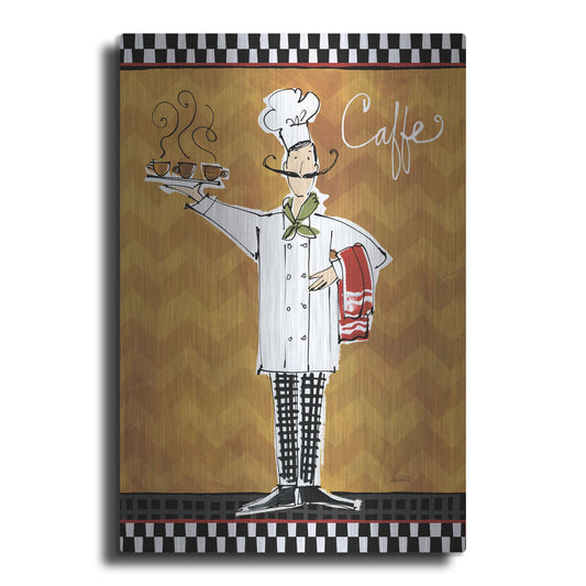 Luxe Metal Art 'Chefs on the Go II' by Anne Tavoletti, Metal Wall Art