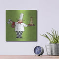 'Cafe Chef in Color' by Anne Tavoletti – Metal Wall Art, 12x12 room view