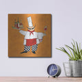 'Vino Chef in Color' by Anne Tavoletti – Metal Wall Art, 12x12 room view